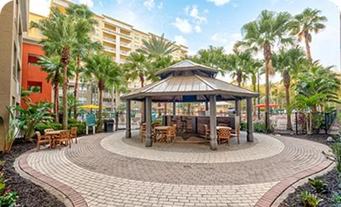 Área de reunião em grupo