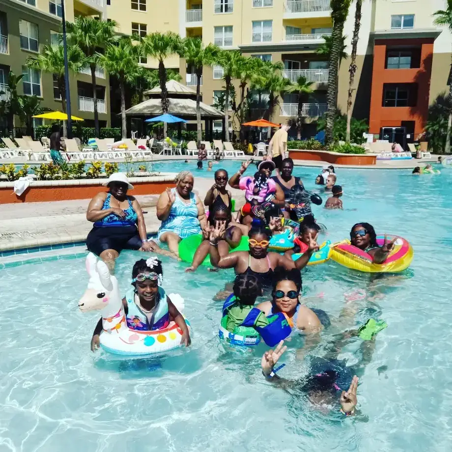 Outdoor pool area at Parkway Orlando resort