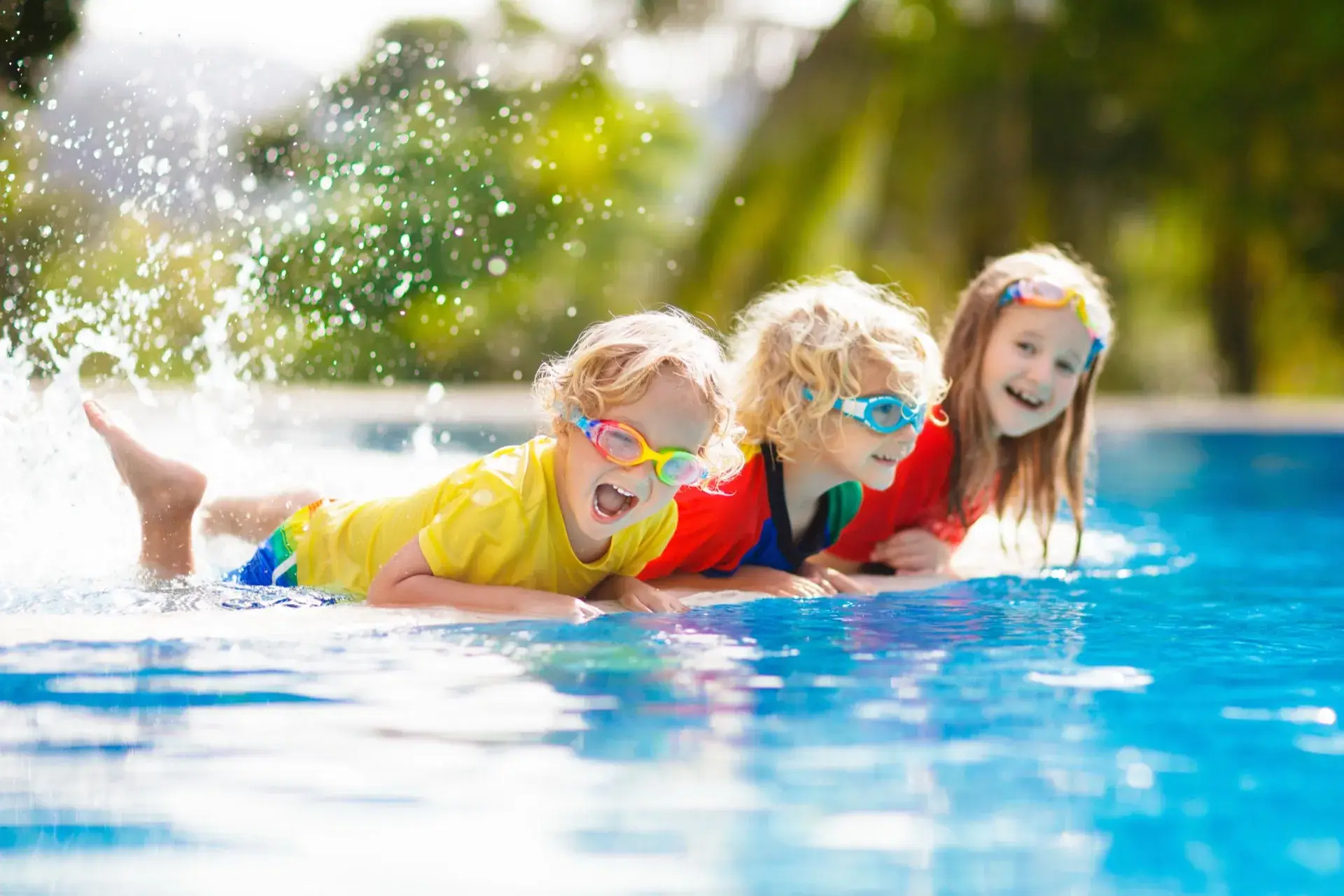Children enjoying the pool at Vacation Village at Parkway
