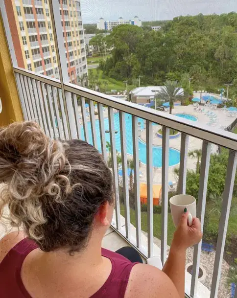 Resort pool area with lounge chairs at Parkway Orlando