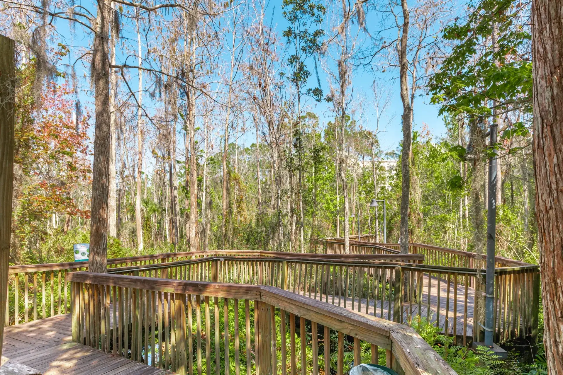 One of three nature trails at the resort